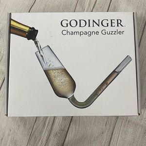 Godinger champagne guzzler set of two brand new in box